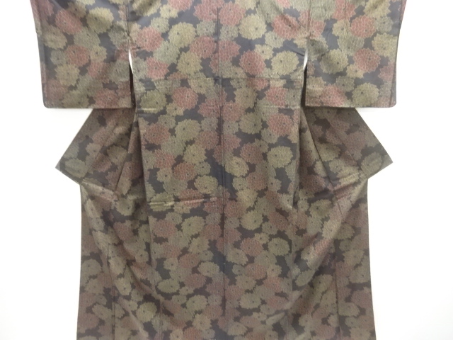 JAPANESE KIMONO / FLORAL PATTERN KOMON
